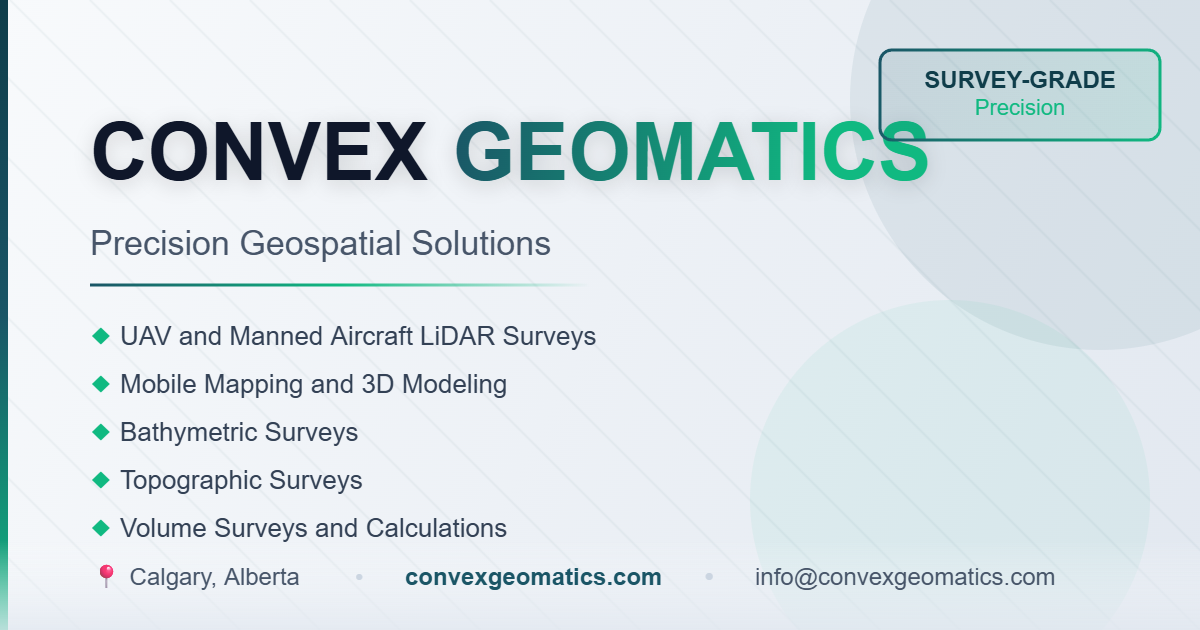 Convex Geomatics - UAV LiDAR, Mobile Mapping & Surveying Experts in Alberta